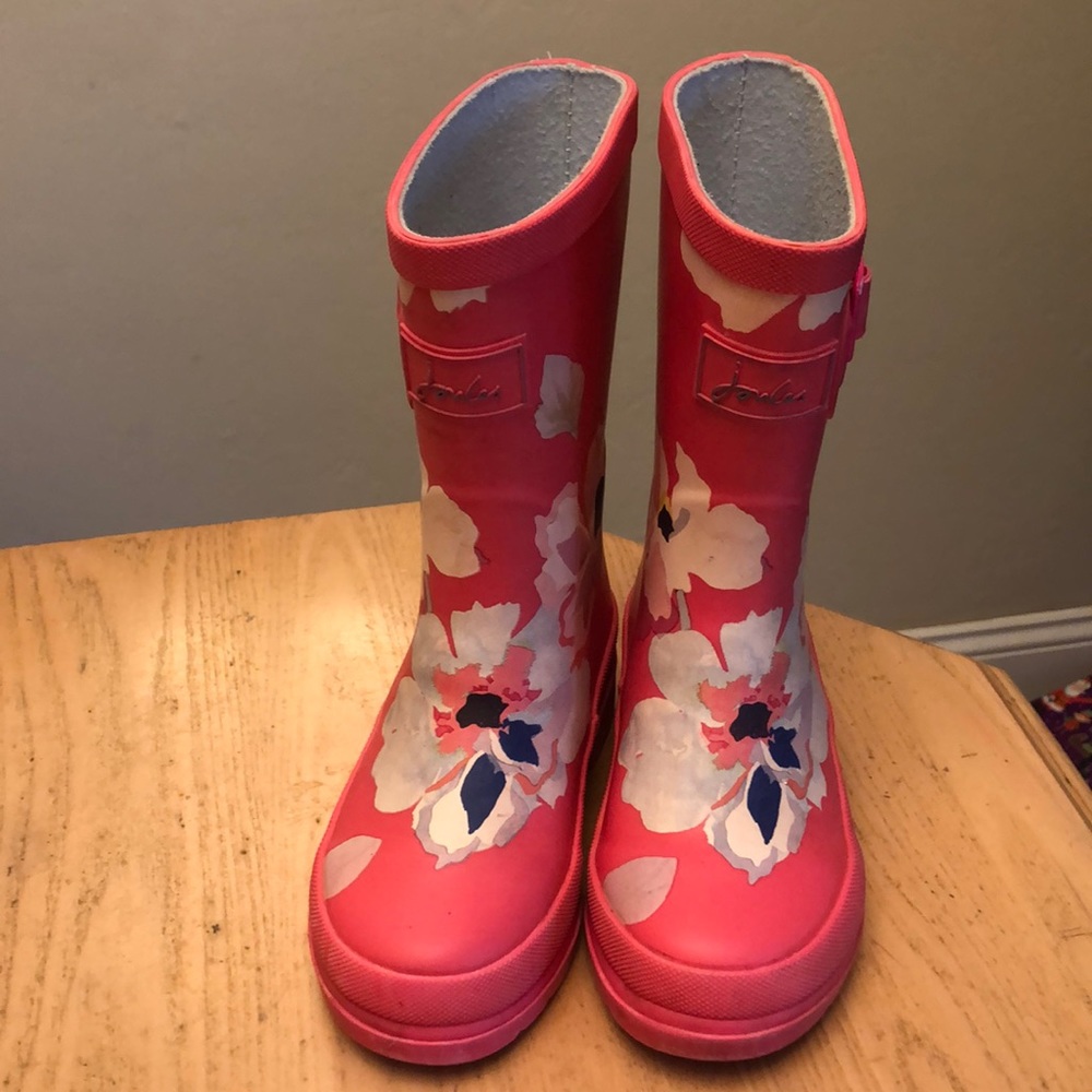Girls Joules rain boots